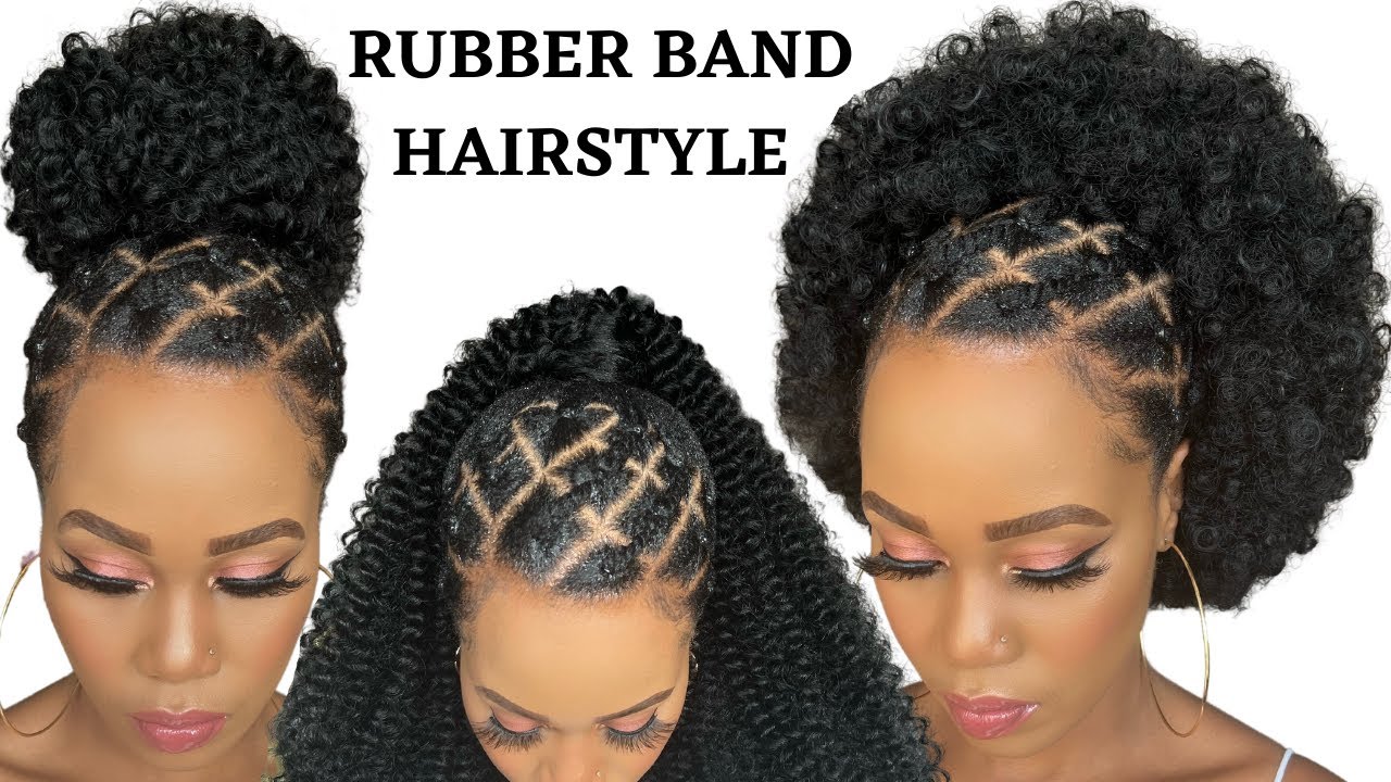 Rubber Band Hairstyles For Short Hair: Simple Styles